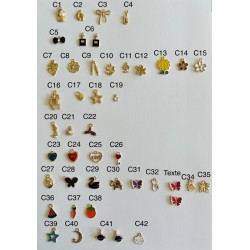Charms pour personnaliser Bracelets , Colliers , Bague ect ...