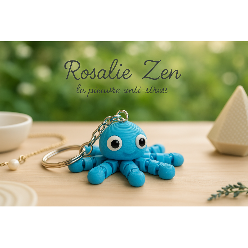 đ Porte clĂ©s Rosalie Zen la pieuvre anti stress . đ Porte clĂ©s Rosalie Zen la pieuvre anti stress .