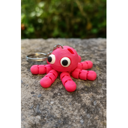 🐙 Porte clés  Rosalie Zen la pieuvre anti stress  .