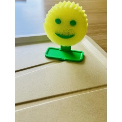 Éponge sourire avec support 3D