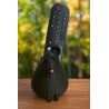 Porte télécommande " Chat " Gris.