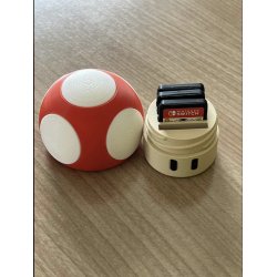 Boîte de rangement champignon Mario Kart pour jeux switch .