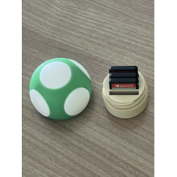 Boite de rangement champignon Mario Kart pour jeux switch