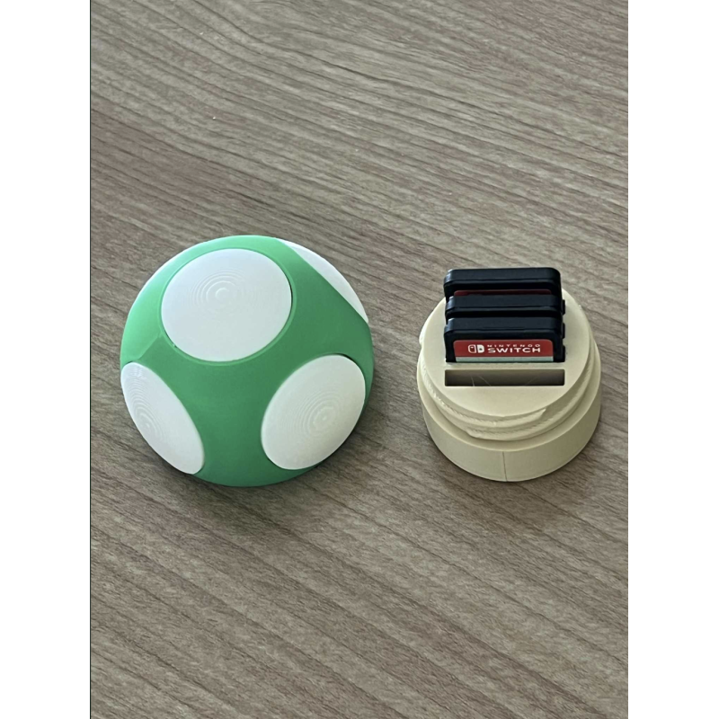 Boite de rangement champignon Mario Kart pour jeux switch Boite de rangement champignon Mario Kart pour jeux switch