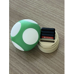Boite de rangement champignon Mario Kart pour jeux switch