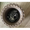Ornement cactus tricot + socle  " Petites boites de rangement "