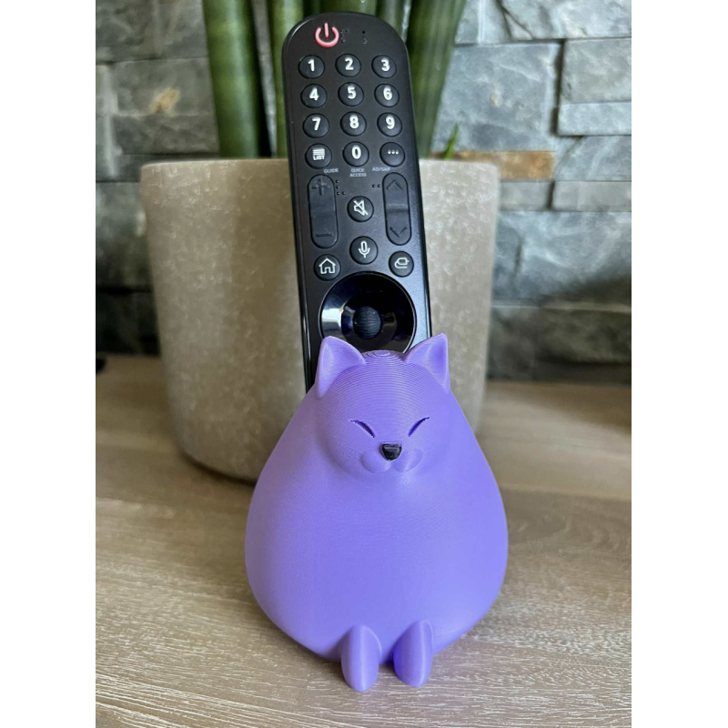 Porte télécommande " Chat Lila " Porte télécommande " Chat Lila "