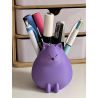 Porte télécommande " Chat Lila "