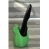 Porte télécommande " Chat vert pomme "