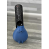 Porte télécommande " chat bleu "
