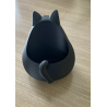 Porte télécommande " chat bleu "