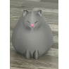 Porte télécommande " Chat Gris "