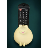 Porte télécommande " Chat Ecru "