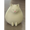 Porte télécommande " Chat Ecru "